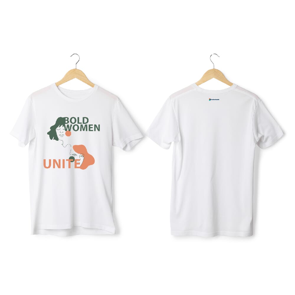 Greys & Blues United Pima Round Neck T-Shirt- White